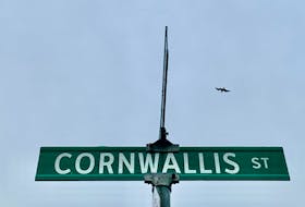 Cornwallis Street sign see you in Halifax Friday, June 24, 2022