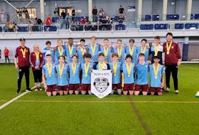 The Newfoundland and Labrador boys' under-16 soccer team took home gold from the Atlantic championships on Sunday, June 27.
