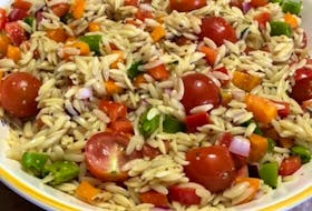 Darla Murray’s Orzo Pasta Salad is a versatile side dish that can be served warmed or cooled. Contributed photo