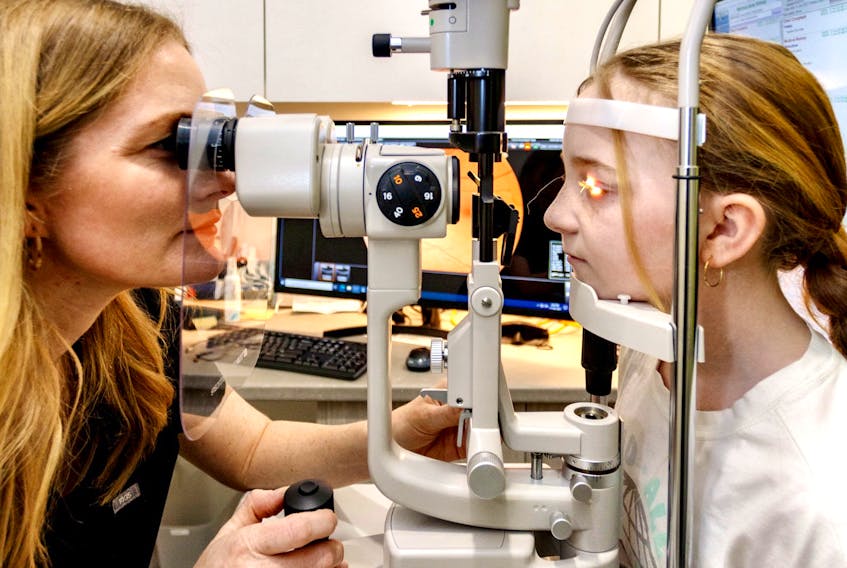 Children should have a comprehensive eye exam by the time they are three years old, but can have one as young as six months if vision problems are suspected. Contributed photo