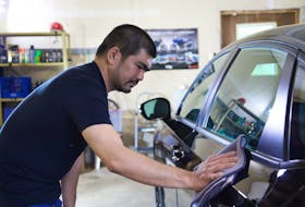 Gerald Cañada, a host with Turo, says he spends a lot of time cleaning, detailing and maintaining the three vehicles he rents out through the service, almost making it a second full-time job. “It’s not passive income, that’s for sure," he said. Cody McEachern • The Guardian