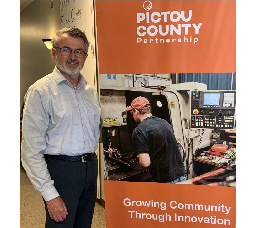 Pictou County Partnership CEO Scott Ferguson announced the organization's new name on June 28. Contributed.