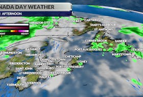 Fair conditions are forecast for much of Atlantic Canada on Canada Day.
