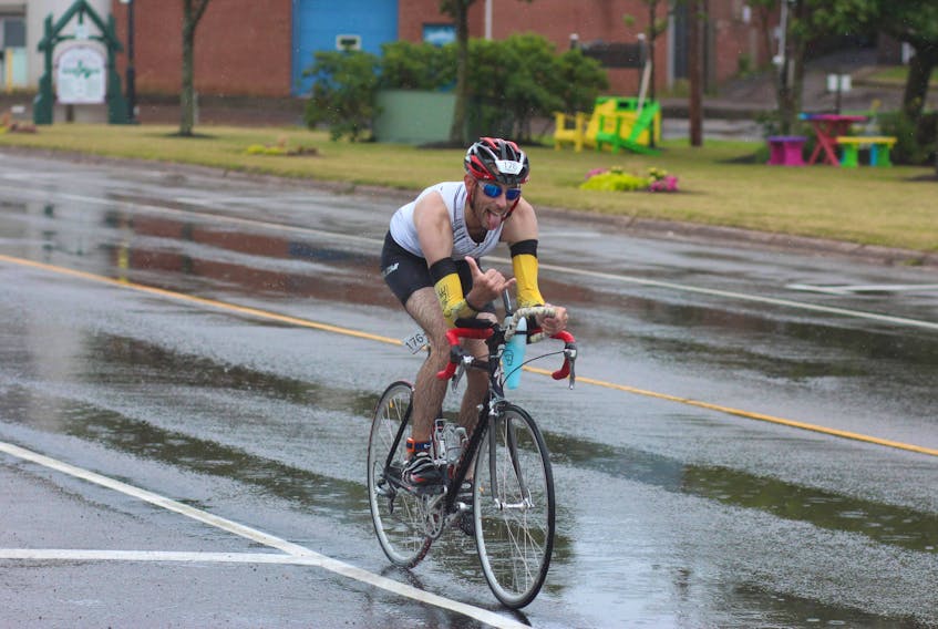 Triathlon Brent Platt, a Kentville resident, will be competing in the Canada Man Extreme Triathlon in Lac-Mégantic, Que., on July 3.Contributed photos