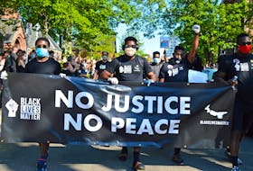 Tens of thousands of people took part in a peaceful Black Lives Matter march in Charlottetown in June 2020 following the murders of George Floyd and Regis Korchinski-Paquet.