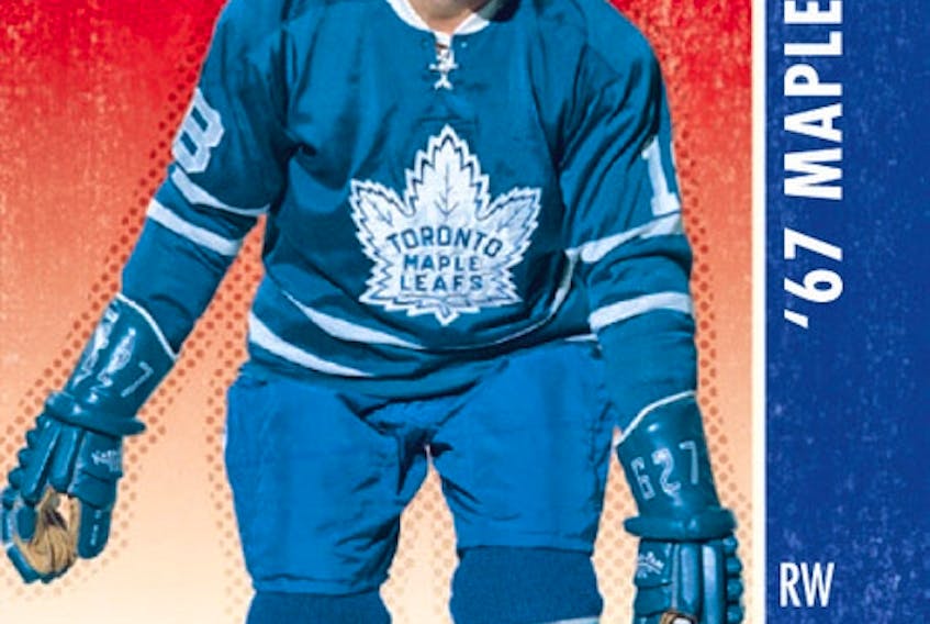 Jim Pappin, seen here in a Maple Leafs uniform, scored 311 NHL goals.