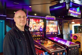 Seven Graylands, owner of Seven's Pinballorama, says he decided to move to P.E.I. in 2019, after his plans to open Canada's largest pinball arcade in Mission, B.C. were dashed due to a new bylaw banning arcades in the city. Cody McEachern • The Guardian