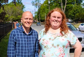 Truro Pride Society vice chair Jamie Matthews and chair Laura Whiteland are excited for the society's first time hosting Truro's pride parade.