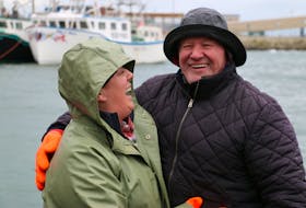 Mandy Rennehan and her dad Gary, more affectionately known as Ida, share a laugh together during a moment on Yarmouth's waterfront years back. CONTRIBUTED