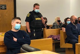 Brandon Noftall in provincial court in St. John’s during a previous appearance. TELEGRAM FILE PHOTO