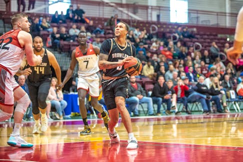 Brandon Sampson and the Newfoundland Growlers will meet the Niagara River Lions on Friday in hopes of the franchise’s first win in the Canadian Elite Basketball Leageue. Jeff Parsons/Newfoundland Growlers