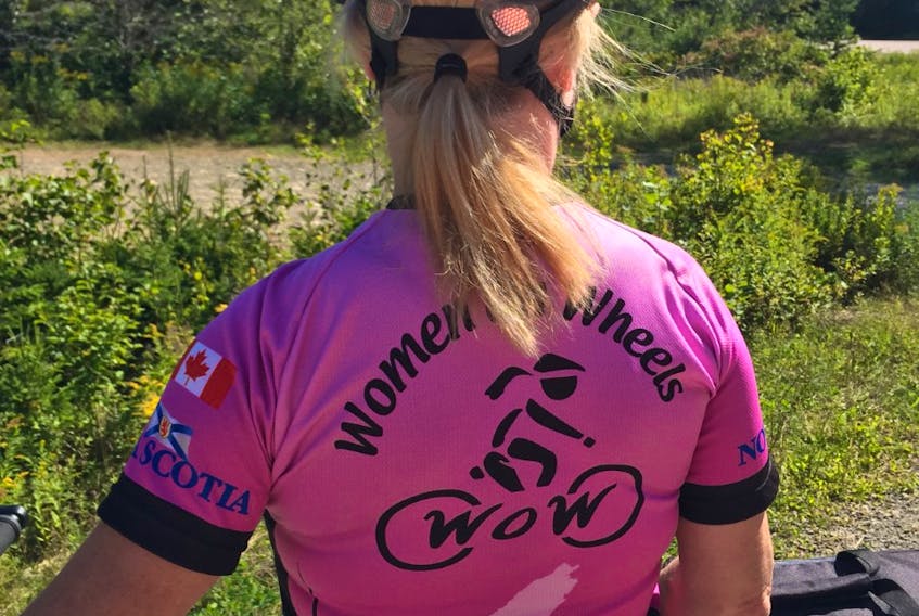 Women on Wheels is a program under Velo Cape Breton Bicycle Club. It was conceived and created in 2013 by member and breast cancer survivor Shelley Johnson.