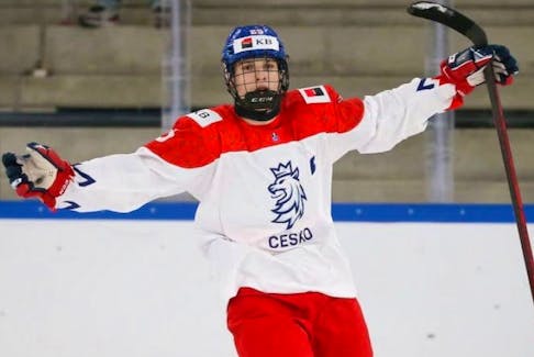 Jiri Kulich was taken third overall by the Cape Breton Eagles at the 2022 Canadian Hockey League Import Draft on Friday. He's a top draft pick for the NHL Entry Draft next week in Montreal. PHOTO CONTRIBUTED/CHRIS TANOUYE/HHOF-IIHF IMAGES.