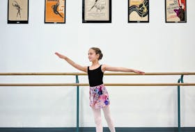 Juliet Pritchett, 11, of Charlottetown is shown in class at the Royal Winnipeg Ballet School in Manitoba on July 7. The Grade 6 student at West Royalty Elementary School is auditioning for a spot in the school's full-time program this fall. Brady Corps • Special to The Guardian