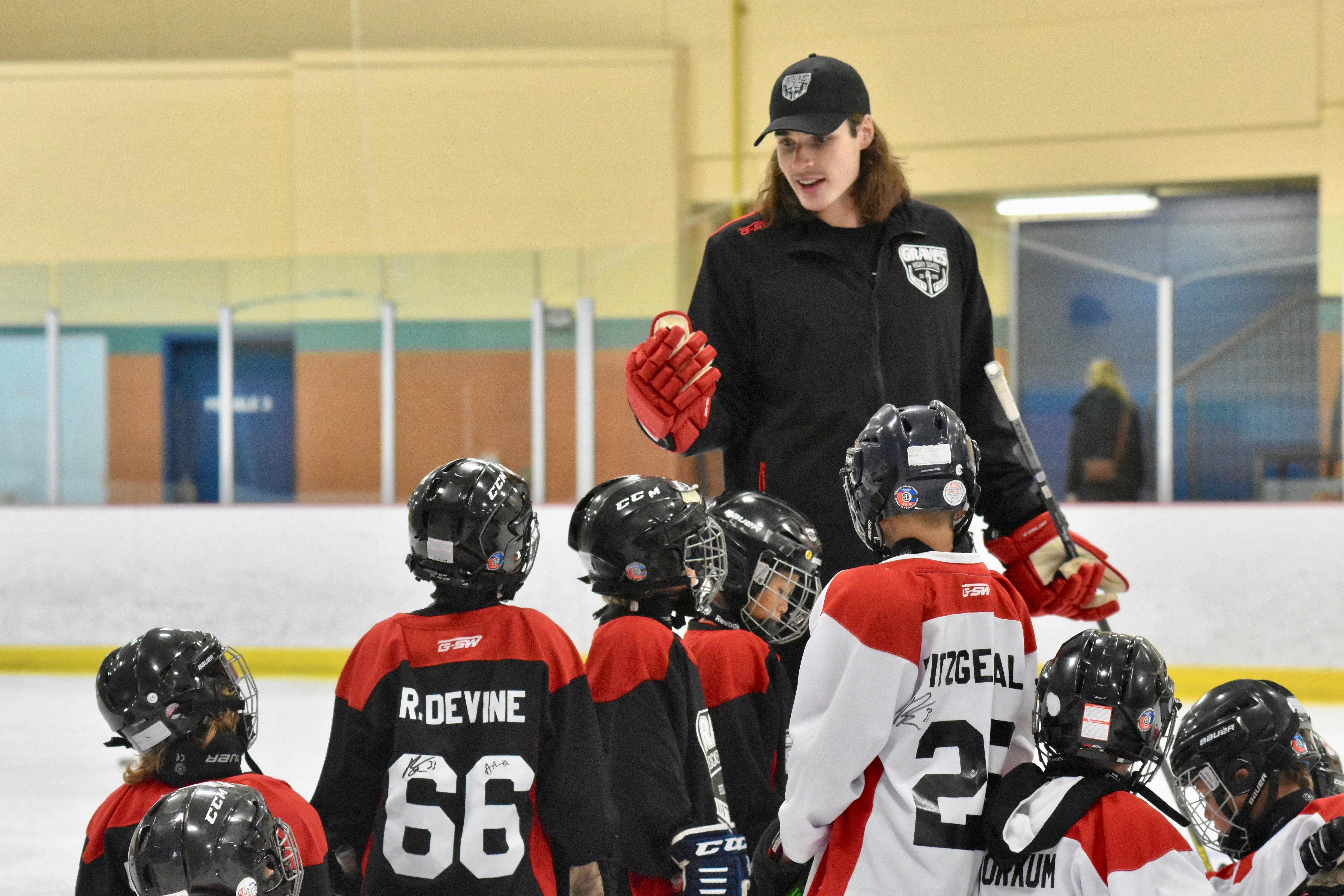 NHLer Ryan Graves excited to work with minor hockey youth at camp