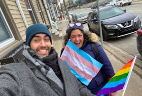 Patrick Maubert, left, and Liane Khoury are making space available for sober queer folks. They oversee UNtoxicated Queers. CONTRIBUTED