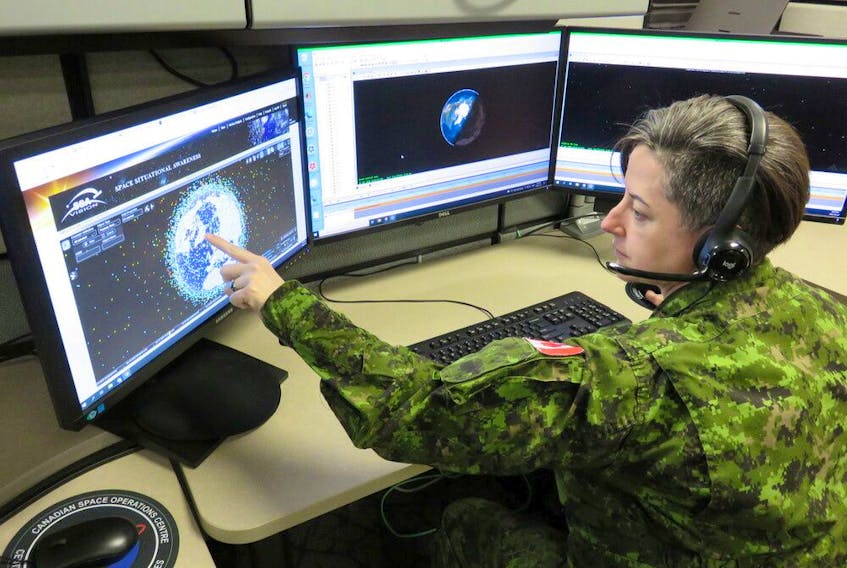 A handout photo of the Canadian Space Operations Centre. The Canadian Forces will create a new group to focus on the growing importance of space to military operations and the country's security.