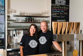 Ashley Condon, left, and her husband, Ken Spears co-own Copper Bottom Brewing in Montague, which has partnered with the P.E.I. Business Women’s Association to create a micro-grant program that will help local business women.