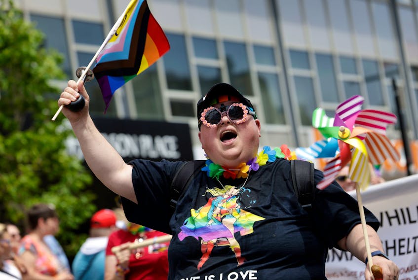 July 16, 2022--After a three-year absence the Halifax Pride Parade and Festival heated up the streets of the city as thousands showed up to either be in the parade, or watch it from the sidewalks.
ERIC WYNNE/Chronicle Herald