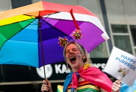 July 16, 2022--After a three-year absence the Halifax Pride Parade and Festival heated up the streets of the city as thousands showed up to either be in the parade, or watch it from the sidewalks.
ERIC WYNNE/Chronicle Herald