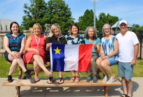 Acadian Day celebrations are coming back to Truro. Pictured are: Delaney Clarke, Jillian Ford-King, Marie Dow,Yvette Saulnier, Farida Gabbani, Jocelyne Hovey and Weldon Boudreau.