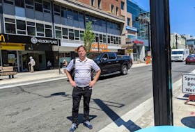 Martyn Williams is shown on Spring Garden Road in Halifax. He says HRM “must move beyond a 1950s mentality of focusing on vehicular traffic flow and minimizing delay for drivers…” Contributed photo