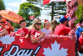 The Village of Bible Hill kicked off Canada Day celebrations with a parade.