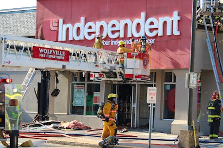 Eight fire departments respond to grocery store fire in Kentville, N.S.