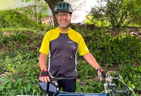 Brian Schrock is preparing himself for an 800 km ride next month across Nova Scotia. Bicycle touring was something he did as a young adult but hasn’t done for a number of years. Richard MacKenzie