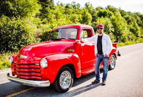 Jody Goulding’s 1951 Chevy pickup was one of his prized possessions. Goulding died two years ago on July 19 and on the anniversary of his death the Town of Deer Lake named a street in his honour. - Contributed