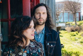 Catherine Allan (left) and Andrew James O'Brien are the folk-pop duo Fortunate Ones. — Adam Hefferman photo