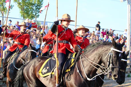 Photos from RCMP Musical Ride performance at Annapolis Valley Exhibition grounds in Lawrencetown, N.S.