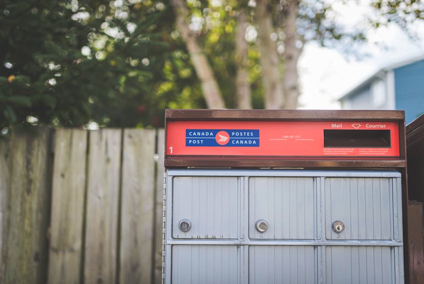 Canada Post mailbox.