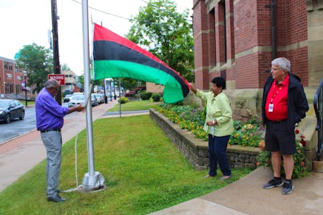 The Pan-African flag flies loudly in Truro for Emancipation Day