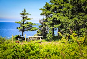 Walk-in campsites feature picnic tables, an enclosed fire pit, and spectacular views of the Gulf of Saint Lawrence. The campground features 42 tent sites, four of which are accessible with parking spots and an accessible picnic table. CONTRIBUTED/PARKS CANADA