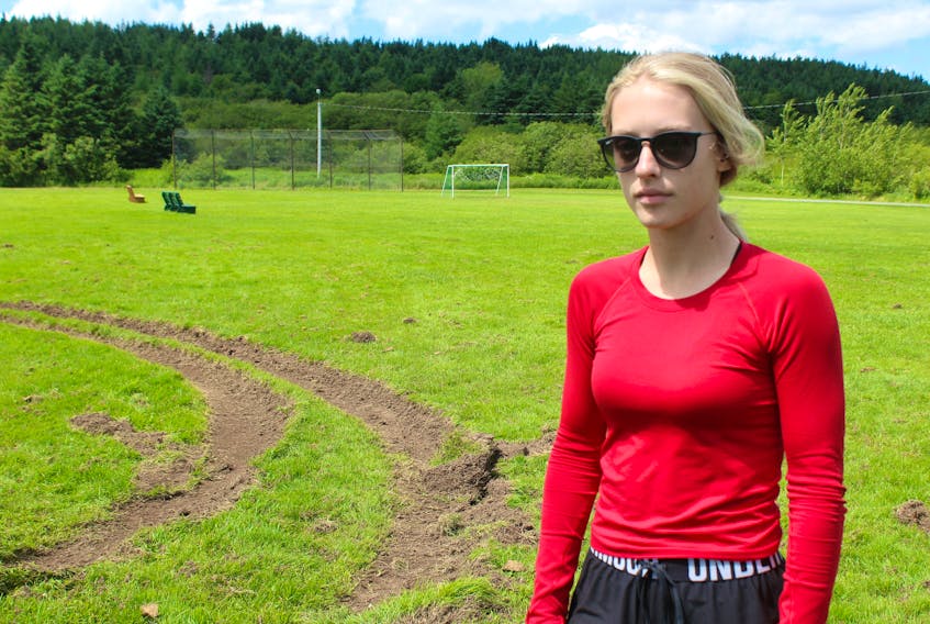Julia Mombourquette, grant worker with Riverview Soccer Club: "If that’s someone’s idea of doing something fun, go find a gravel pit." IAN NATHANSON/CAPE BRETON POST
