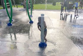 A splash pad has been a popular addition to Trenton Park.