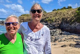 Wendy Williams (right) and Ellen Balka of Vancouver, B.C. were set to attend Come Home Queer in Conception Bay North this month until Air Canada canceled their return flight. Contributed