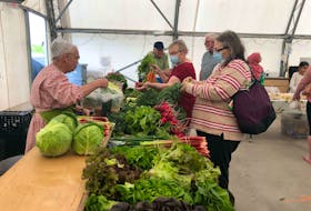 Friesen Farms is one of many vegetable vendors at the New Glasgow Farmers’ Market.
