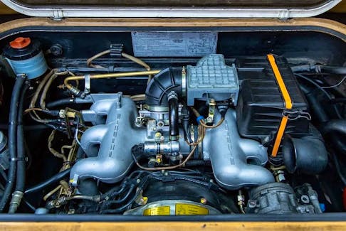 Porsche mechanics took out the wheezy 100ish-hp Volkswagen flat-four and swapped in the 230-hp 3.2L flat-six out of a Porsche 911, as seen in this rare 1988 Volkswagen T3 B32 model. Porsche Centrum Gelderland BV photo