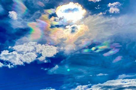 WEATHER PHOTO: Rare cloud iridescence in Lower Sackville, N.S.