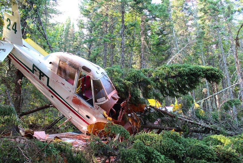 The Transportation and Safety Board of Canada has released it's report into a 2021 water bomber crash in northern New Brunswick. Transportation and Safety Board of Canada photo