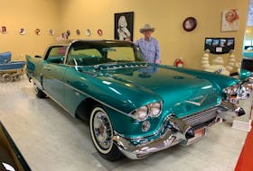 Vernon Smith plans to show off his 1957 Cadillac Eldorado Brougham at the Cobble Beach Concours d’Elegance in Owen Sound, Ont. next month. The car, one of five dozen on display at his antique car museum on Newfoundland and Labrador’s Burin Peninsula, cost $13,000 in 1957. Contributed photo