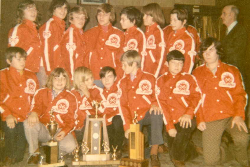 The Glace Bay Section One All-Stars made history in 1972 when they captured the Eastern Canadian Little League Championship, becoming the first team from the Maritimes to beat a Quebec team for the title. Members of the team are pictured. Front row, from left, Gerard McPhee, Michael Clarke, Barry McCarthy, Martin Marangoni, Stephen Hogan, Ernie Jackson, and Paul MacNeil. Back row, from left, Terry Hyiski, Bernie MacLean, Alex Morrison, Doug Sulliman, Sean MacLellan, Jimmy MacIntyre, Robert Hudson, and Mike Meechan. Missing from the photo was coach Johnny Miles and manager Bob McNeil. PHOTO CONTRIBUTED.