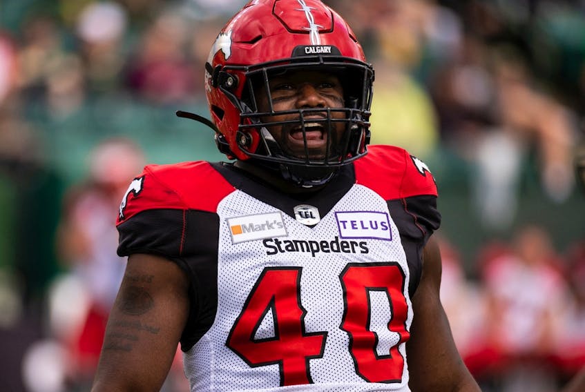  Shawn Lemon has held on to the starter’s job since returning to the Stampeders.