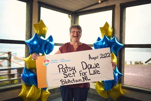 Patsy Dawe of Blaketown, N.L. has won a Set for Life top prize of $675,000. - Contributed