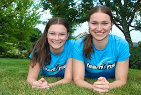 Shannon, left, and Jenna Guy are representing Nova Scotia at the Canada Games. Shannon is competing in swimming this week while Jenna is part of the volleyball team which begins play Aug. 16.
- Jason Malloy