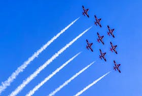 The Snowbirds show in Debert as part of Air Show Atlantic from Aug. 27-28 is cancelled after an accident involving a 431 Squadron CT-114 Tutor aircraft on Aug. 2 in Fort St. John, B.C. File