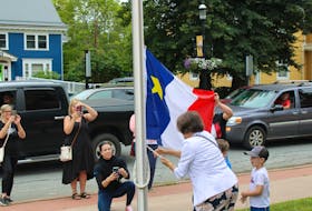 The Acadian flag was raised on Friday (Aug. 12) in advance of Acadian Day in Truro.