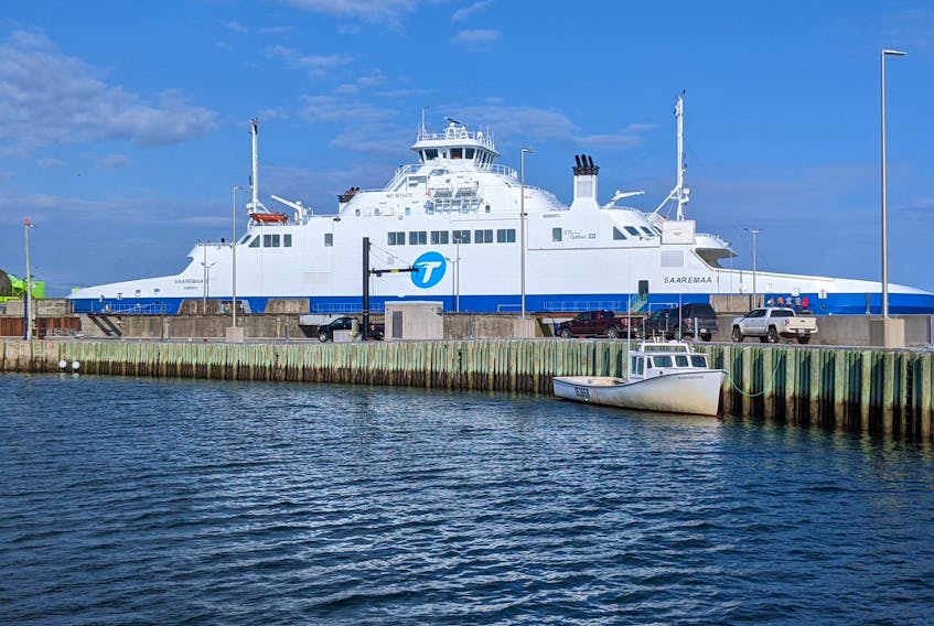 The MV Saaremaa 1 ferry is currently docked in Caribou, N.S., and is expected to enter service on the Caribou-Wood Islands, P.E.I., service next week. SaltWire Network file